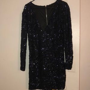 Royal blue Sequence dress